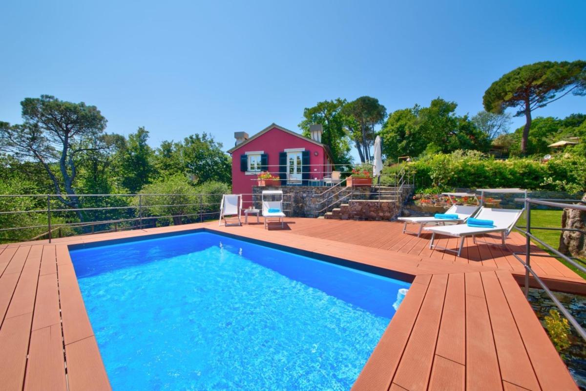 I Giardini Di Camogli - Villa Sarvia, Garden&Pool 외부 사진