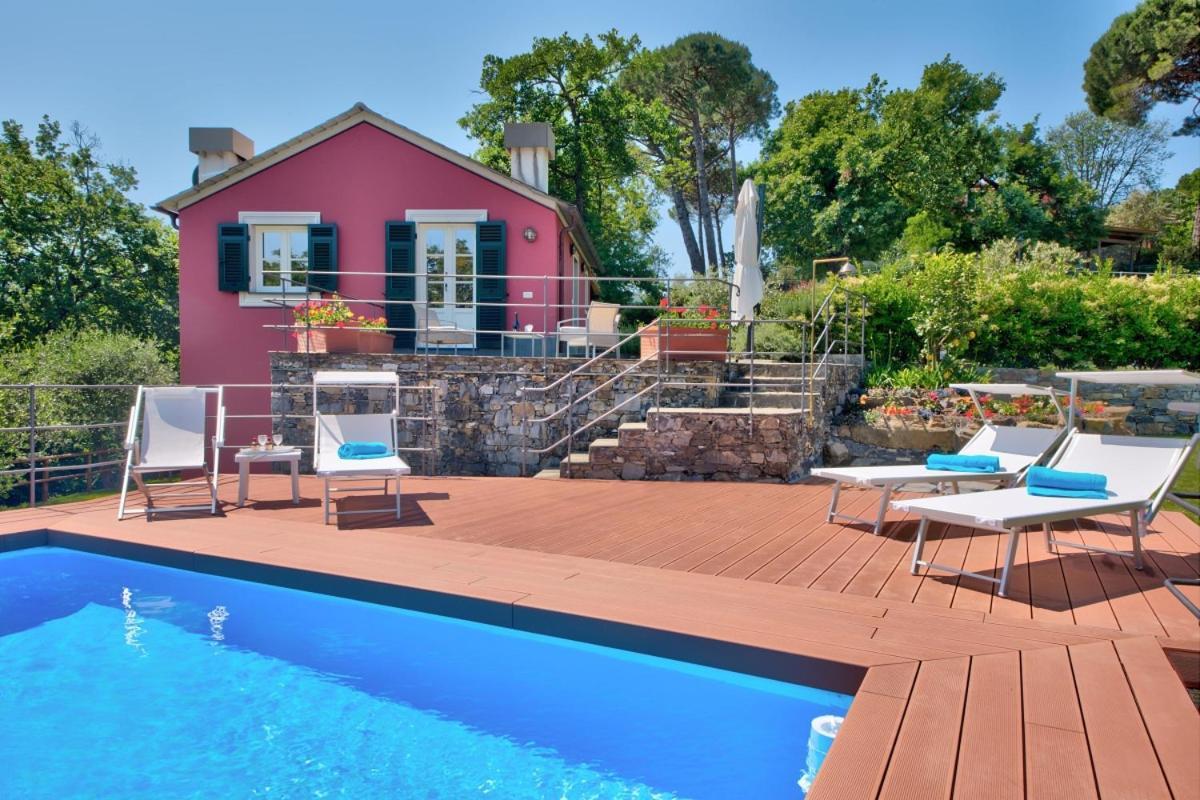 I Giardini Di Camogli - Villa Sarvia, Garden&Pool 외부 사진